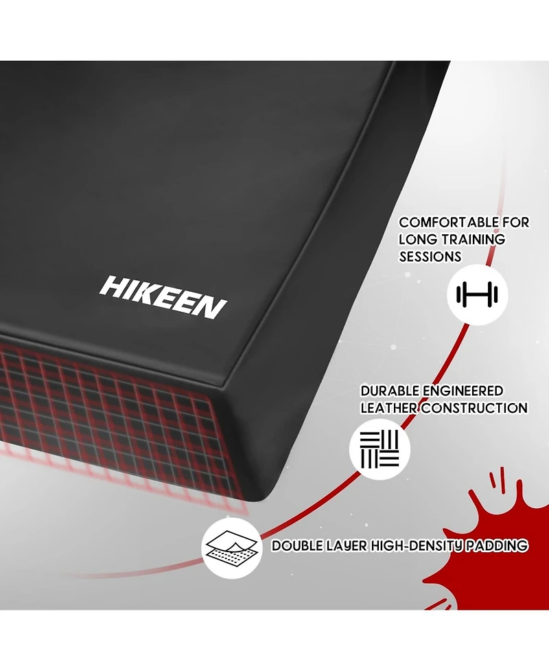 Hikeen Kick Shield Muay Thai Pads, Denser Softer Foam Kick Boxing Pads for Mma Martial Arts, Karate, Taekwondo, Punching, Foot, Knee and Elbow Target