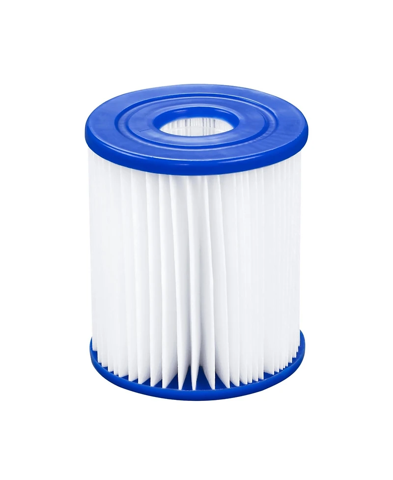 Bestway Fast Set 10' x 26" Stacked Stone Inflatable Swimming Pool Outdoor Set