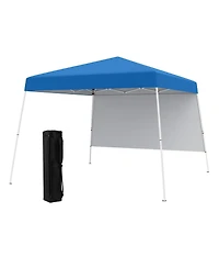 Slickblue Pop up Canopy Tent with 1 Sidewall and Portable Backpack