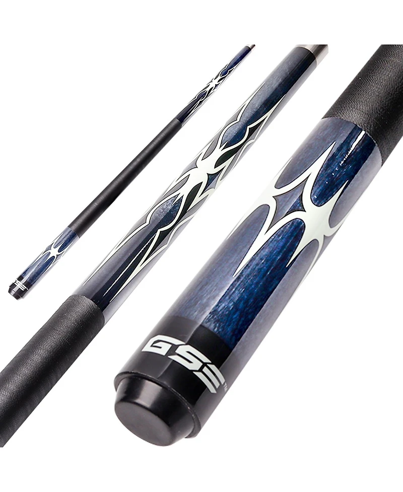 Gse Games & Sports Expert 58" 2-Piece Canadian Maple Hardwood Billiard Pool Cue Stick - 21oz