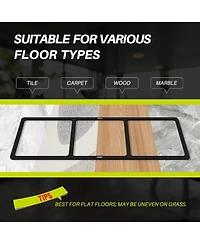 Hikeen Agility Ladder - Speed Ladder for Football, Basketball - Durable Rubber Training Ladder for Footwork