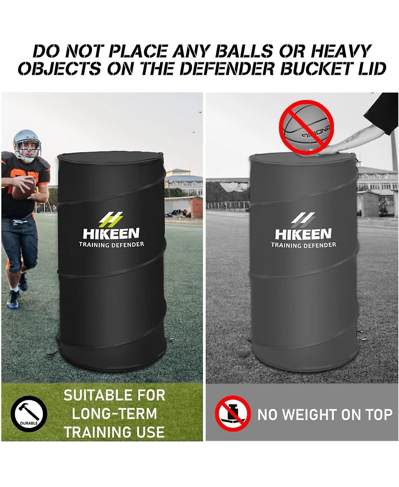 Hikeen Basketball Defender Dummy - Pop Up Safely Simulate Defender - Foldable Training Equipment