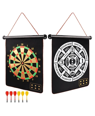 Gse Games & Sports Expert 16" Magnetic Dart/Baseball Board Set