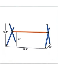 Aostirmotor Pet Agility Training Equipment, Dog Agility Course Set for Backyard, Complete Obstacle Course Kit with Tunnels and Hurdles
