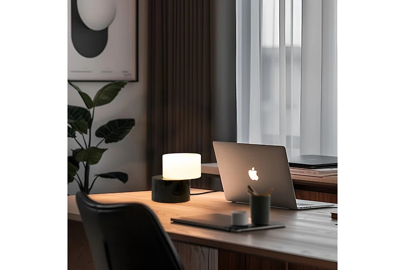 Brightech Ayla Dimmable Led Table Lamp with Adjustable Shade