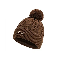Headbands of Hope Women's Cable Knit Pom-Pom Beanie