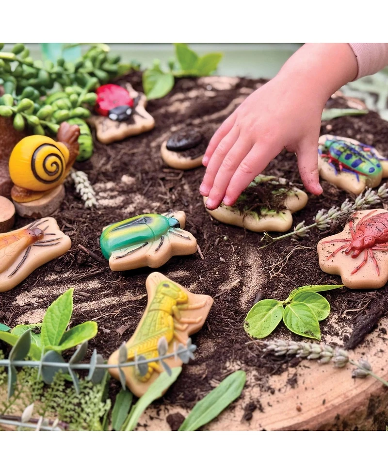 Yellow Door Sensory Play Stones: Bugs - 12 Pieces
