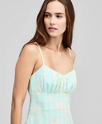 And Now This Women's Textured Scoop-Neck Slip Dress, Exclusively at Macy's