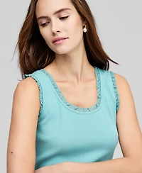 And Now This Women's Sleeveless Lace-Trim Tank Top, Macy's Exclusive