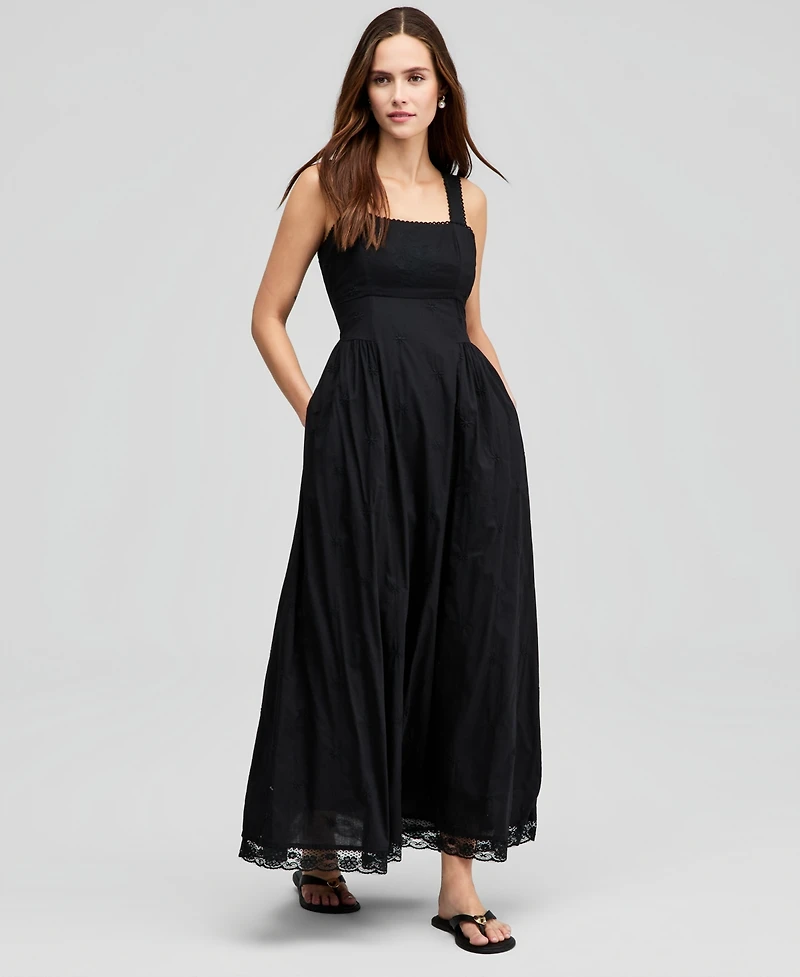 And Now This Women's Cotton Square-Neck Maxi Dress, Macy's Exclusive