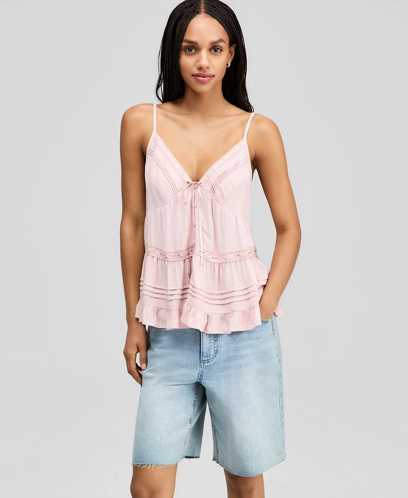 And Now This Women's Ribbon-Trim Camisole, Macy's Exclusive