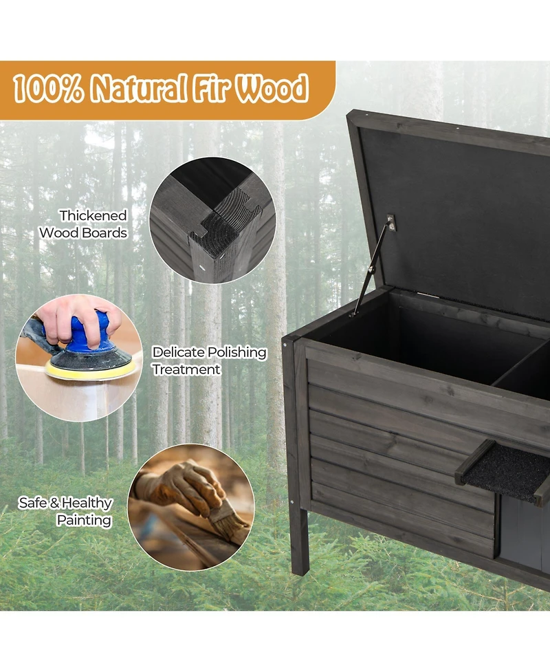 Cozito Cat House Outdoor Insulated with All-Round Foam for Winter