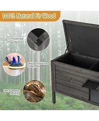 Cozito Cat House Outdoor Insulated with All-Round Foam for Winter