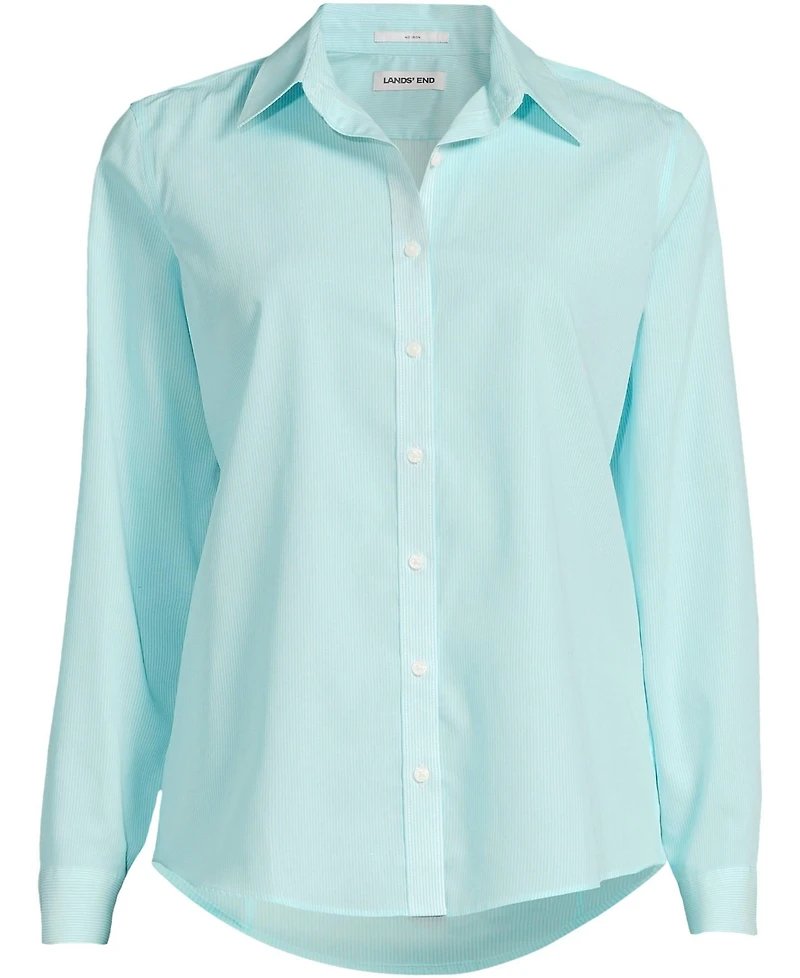 Lands' End Tall No Iron Button Front Shirt