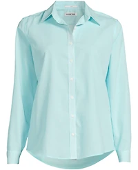 Lands' End Tall No Iron Button Front Shirt