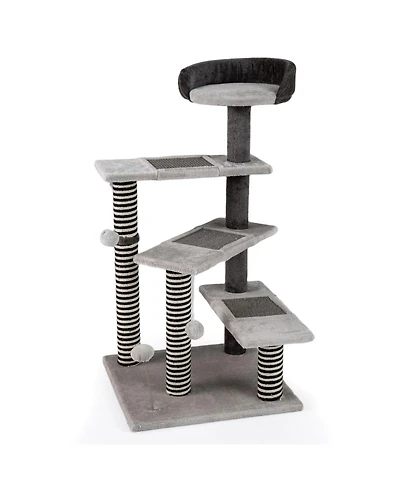 Cozito Cat Tree 93 cm with Sisal and Jute Scratching Posts