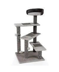 Cozito Cat Tree 93 cm with Sisal and Jute Scratching Posts