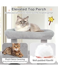 Cozito Cat Tree 70 in Tall for Indoor Cats Multi-Level Tower