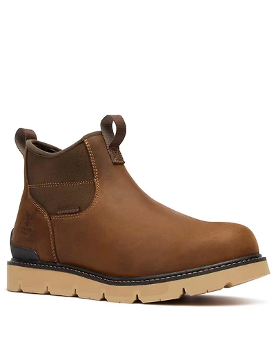 Georgia Boot Men's Carbon Flex Wedge Chelsea Carbon Toe Work Boot