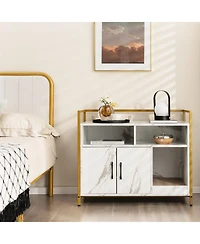 Cozito Hidden Cat Washroom 35 in Double Door Scratch Board