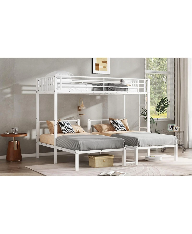 Streamdale Furniture Metal Triple Bunk Bed