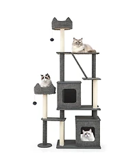 Cozito Cat Tree 71 in Multi-Level Large with Scratching Posts