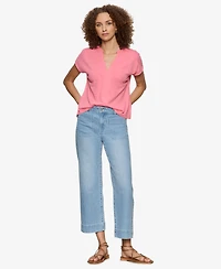 Sanctuary Women's Notched Muscle T-Shirt