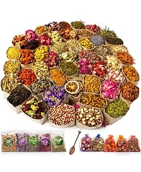 Gnuadz 50 bags Dried Flowers Herbs Kit
