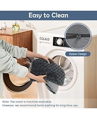 Cozito Orthopedic Dog Bed L 44.5x35 in Foam Sofa Removable Cover