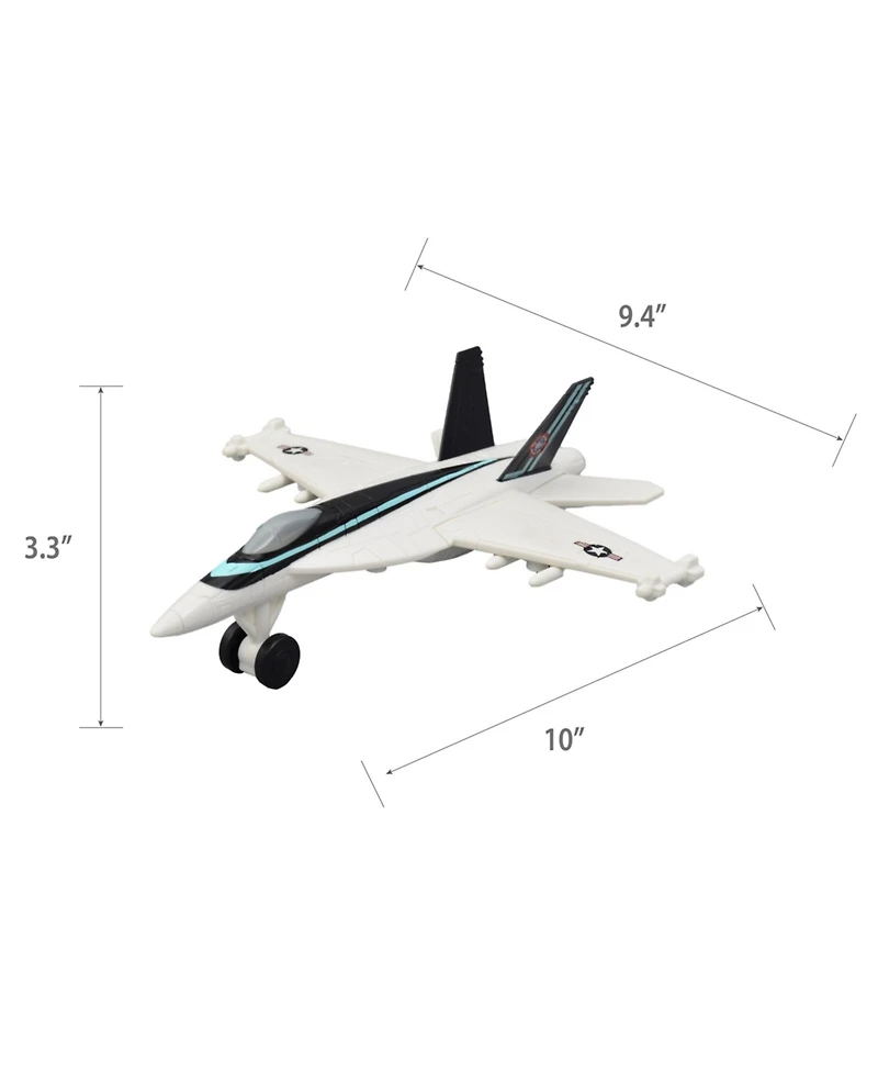 Legend Toys Topgun F/A-18 10" Motion Sensor Lights and Sounds Plane