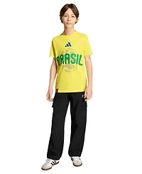 adidas Boys' 8-20 Fifa World Cup 2026 Brazil Crewneck T-Shirt