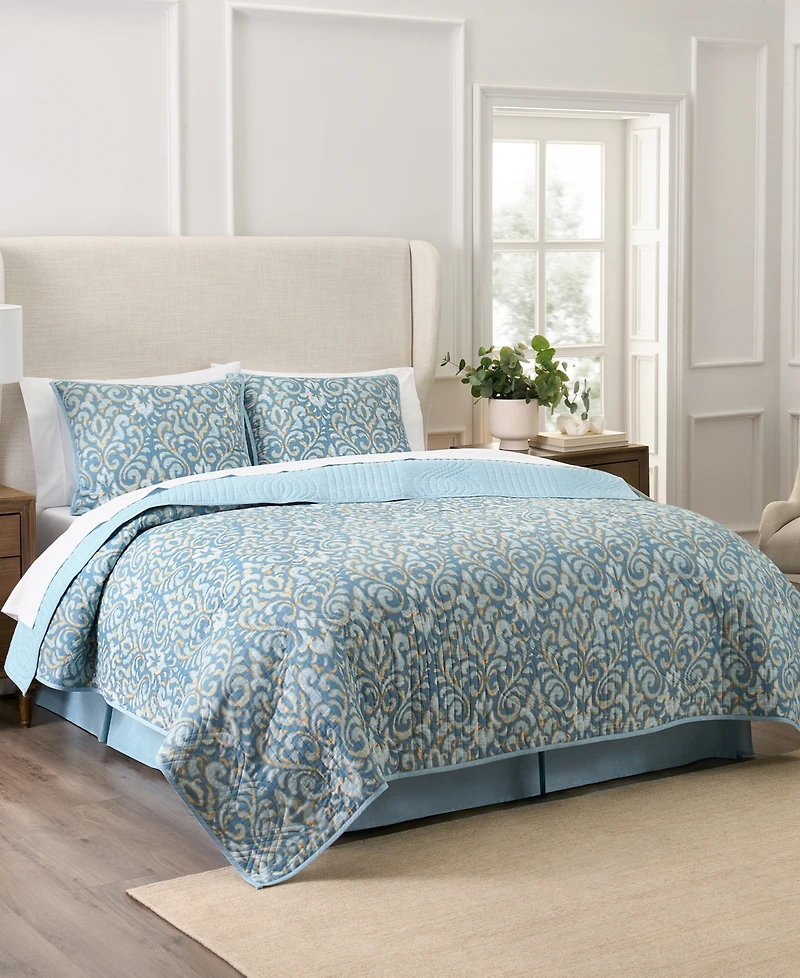 Waverly Kensington Cotton 4-Pc. Quilt Set