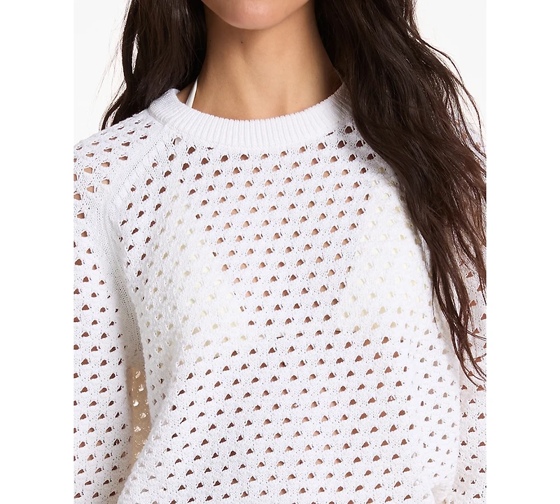 Michael Kors Women's Long-Sleeve Crewneck Sweater