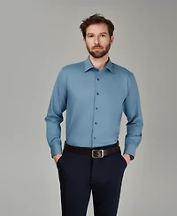 Alfani Men's Regular Fit Solid Dress Shirt, Macy's Exclusive