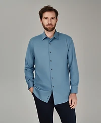 Alfani Men's Regular Fit Solid Dress Shirt, Macy's Exclusive