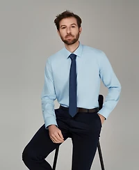 Alfani Men's Regular Fit Solid Dress Shirt, Macy's Exclusive