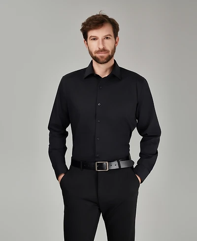 Alfani Men's Regular Fit Solid Dress Shirt, Macy's Exclusive