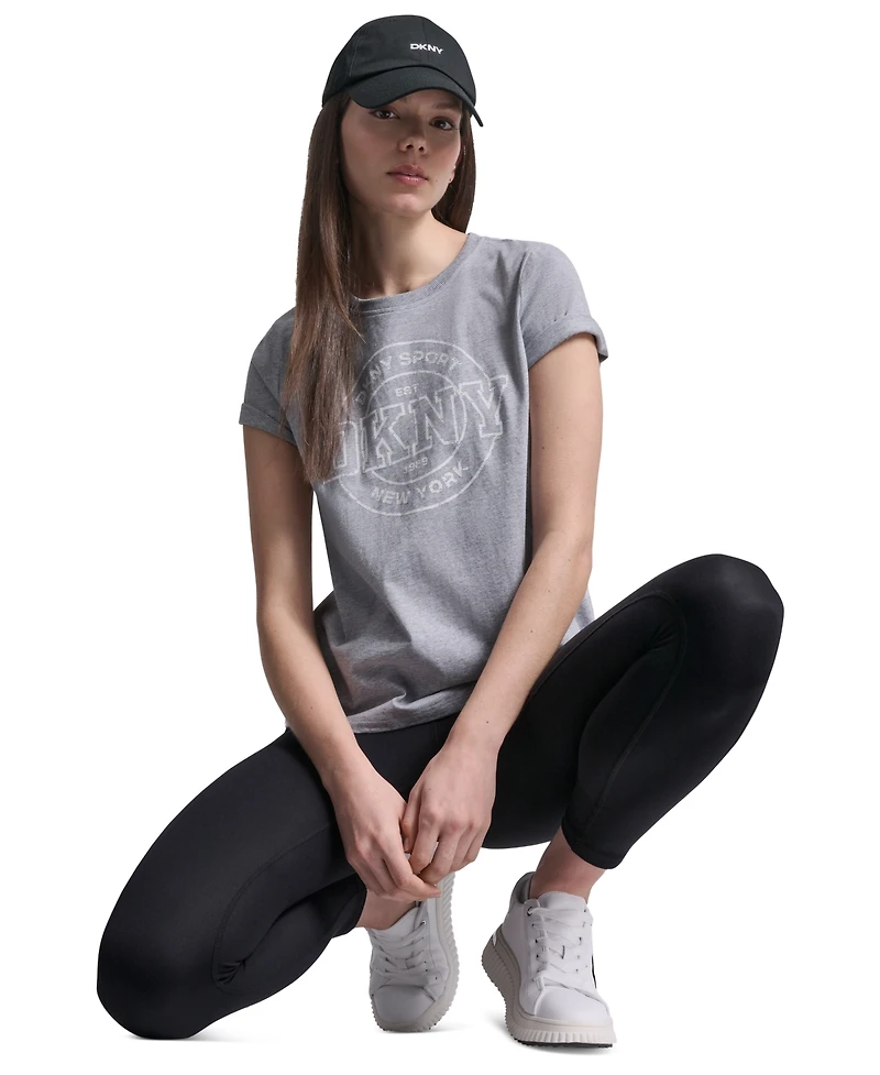 Dkny Sport Women's Collegiate Medallion Logo T-Shirt