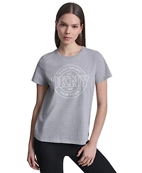 Dkny Sport Women's Collegiate Medallion Logo T-Shirt