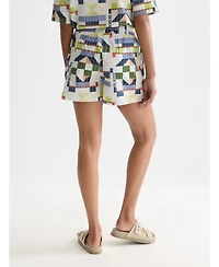 Scotch & Soda Women's and Printed Stitch-Embroidered Shorts