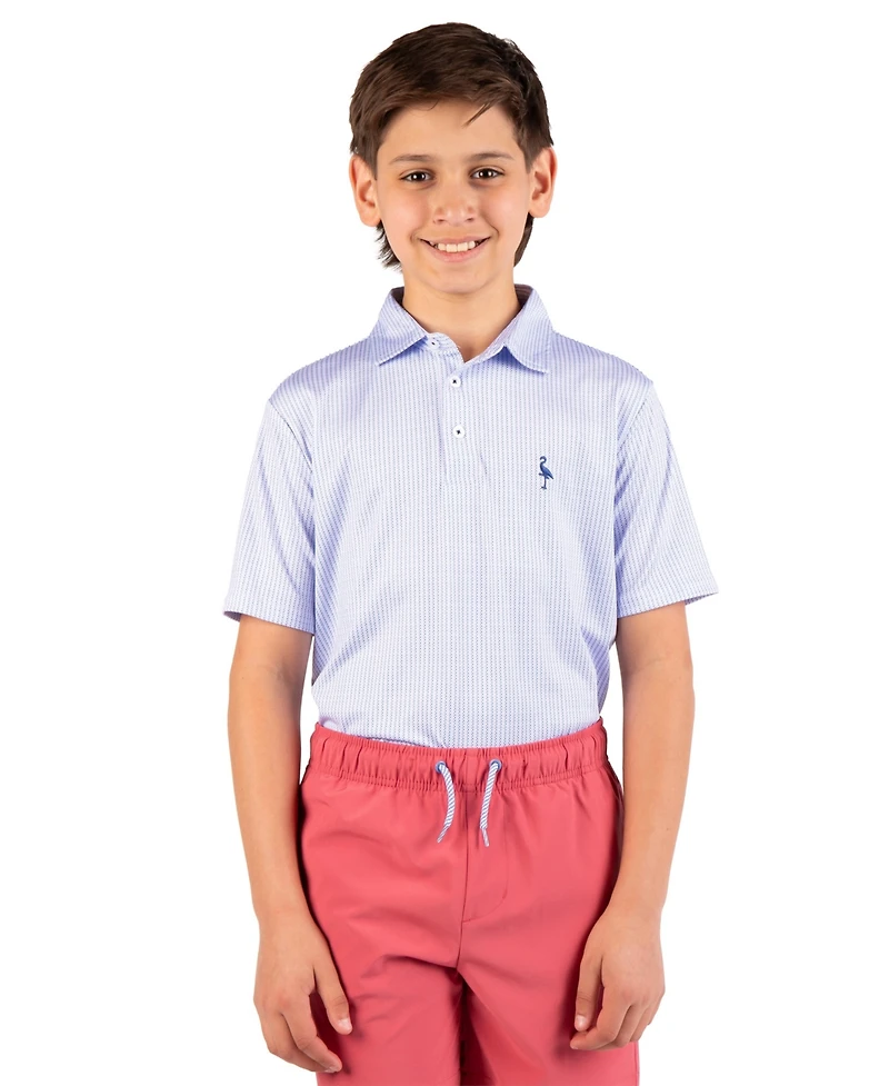 Tailorbyrd Boys Multi Dots Printed Performance Polo