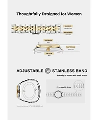 Victoria Hyde London Women's Watch Dial Calendar Stainless Steel Strap Victoria Hyde