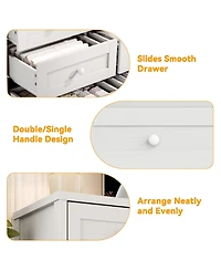gaomon 12 Drawer Dresser, 63" Wide Wood Chest of Drawers Storage Cabinet.