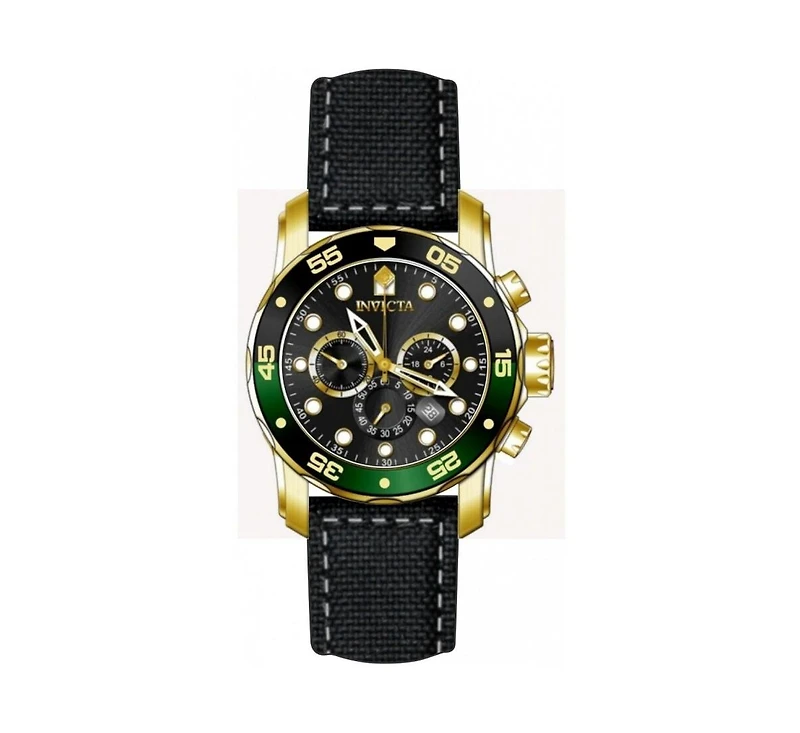 Invicta Men's 49834 Pro Diver Quartz VD53 Brass Dial Watch