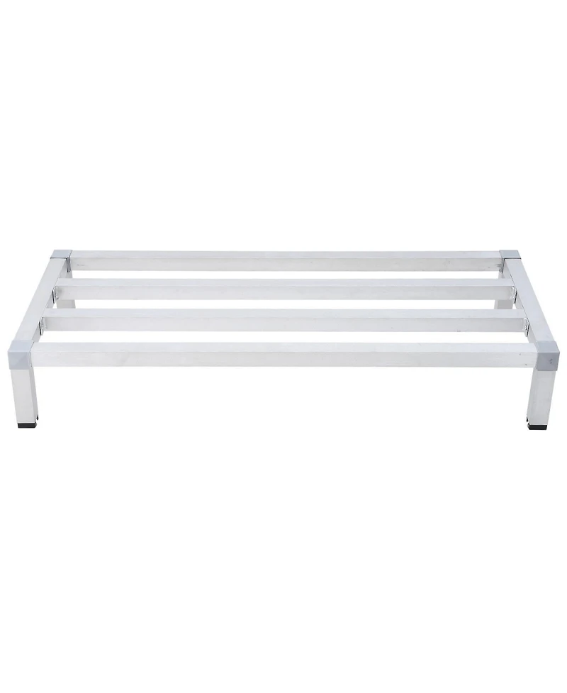 Homfan Heavy Duty Aluminum Storage Rack - Rust-Resistant Organizer with Non-Slip Feet,for Bathroom