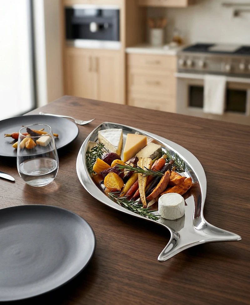 Godinger Stainless Steel 7" Small Fish Platter