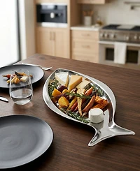 Godinger Stainless Steel 7" Small Fish Platter