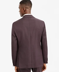 The Men's Store Men's Modern-Fit Bordeaux 100% Wool Suit Separate Jacket, Macy's Exclusive