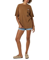 O'Neill Women's Cotton Crewneck Oversized T-Shirt