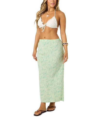 O'Neill Women's Kavali Paisley Print Midi Skirt